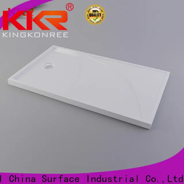 KingKonree rectangle slimline shower base manufacturer for motel 1