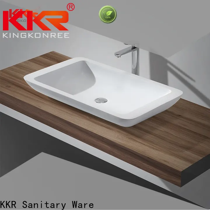 KingKonree matt round above counter bathroom basin customized for room 1