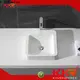 KingKonree kkr1314 above counter vessel sink customized for restaurant 1