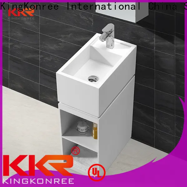 KingKonree pedestal sink customized for bathroom 1