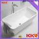KingKonree durable stone resin bathtub at discount for bathroom 1