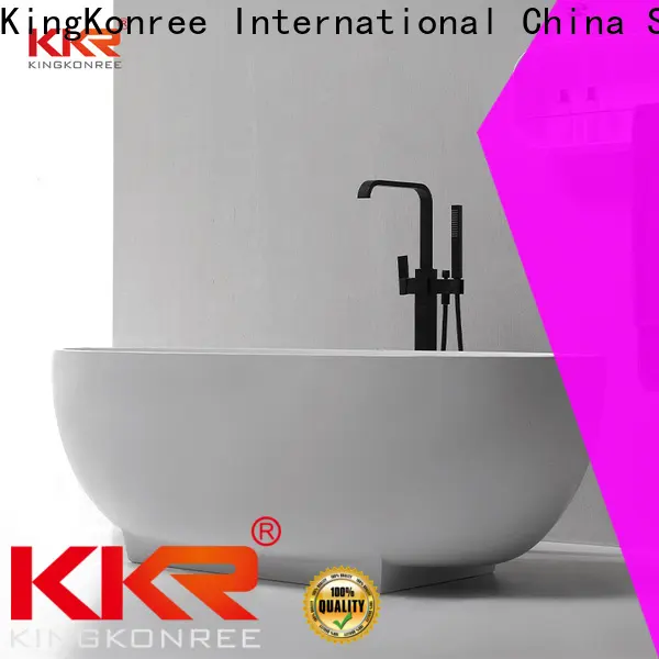 KingKonree high-end small free standing bath tub at discount for bathroom 1