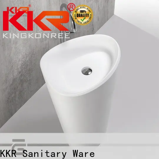 KingKonree thick small free standing sink manufacturer for hotel 1