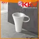 KingKonree pedestal wash basin factory price for motel 1