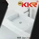 KingKonree thermoforming top mount bathroom sink at discount for hotel 1