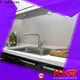 KingKonree elegant white quartz solid laminate worktop factory price for restaurant 1