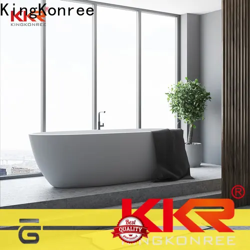 KingKonree high-quality freestanding soaking tub free design for bathroom 1