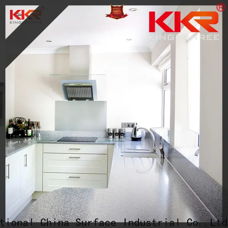 KingKonree glossy acrylic worktops uk factory price for hotel 1