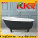 overflow freestanding soaking bathtub OEM for shower room 1