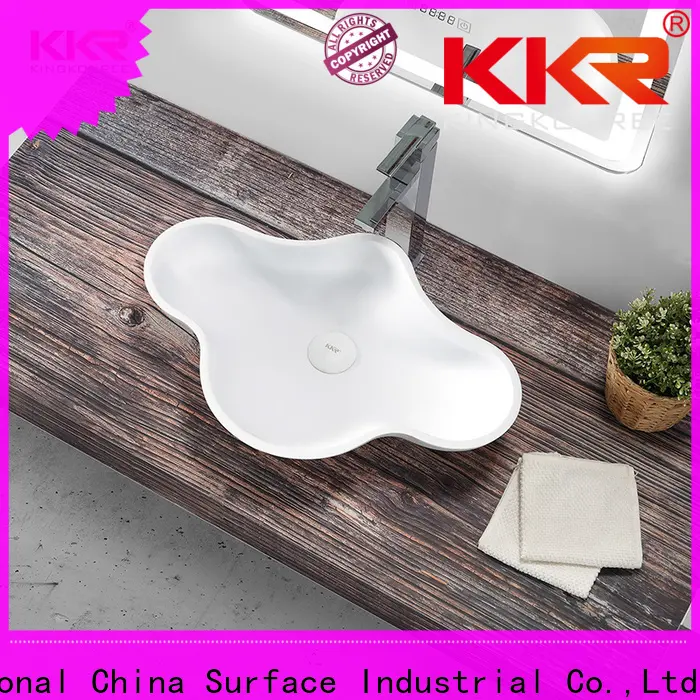 KingKonree thermoforming above counter bathroom sink vanity supplier for hotel 1