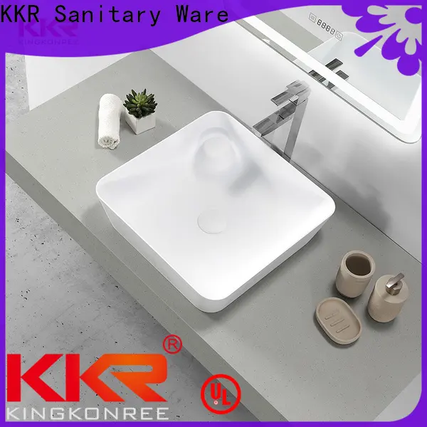 KingKonree durable round above counter bathroom basin at discount for home 1