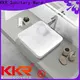 KingKonree durable round above counter bathroom basin at discount for home 1