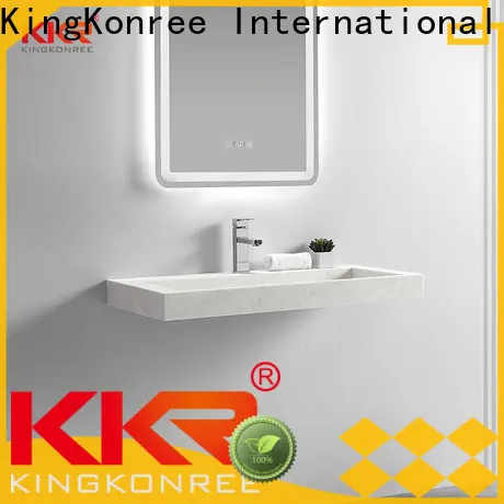 stone wall mounted marble sink design for home 1
