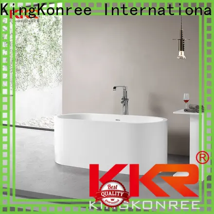 KingKonree freestanding deep soaking tub manufacturer for shower room 1