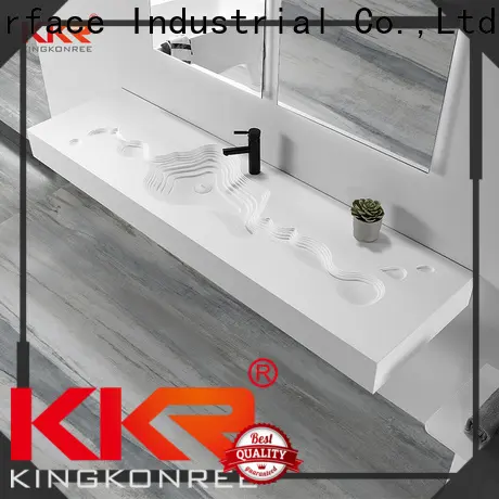 stable wall hung basin with drawers design for hotel 1