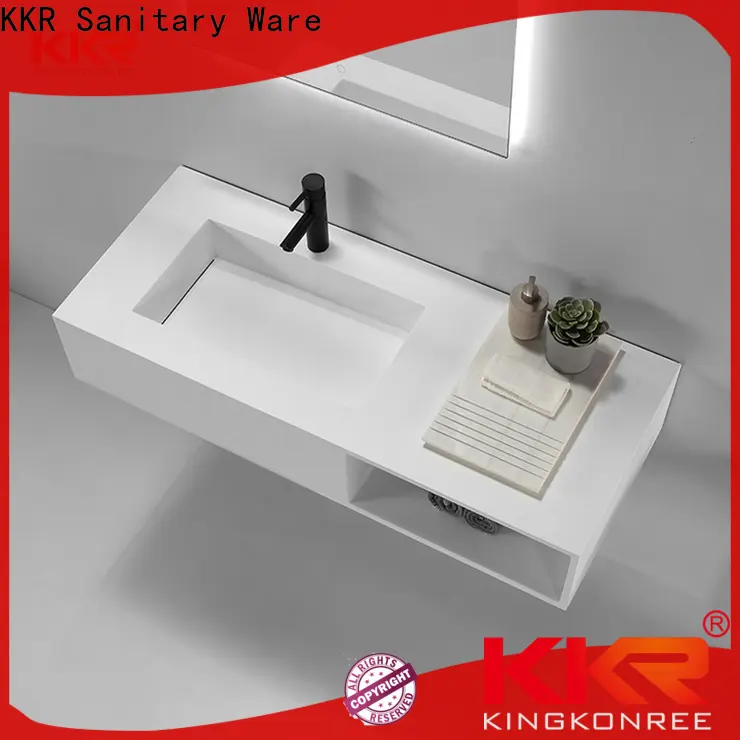 selling stone wall hung basin manufacturer for home 1