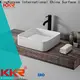best quality rectangle above counter basin supplier for hotel 1