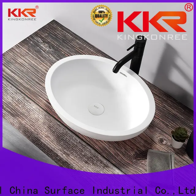 KingKonree elegant above counter vanity basin at discount for hotel 1