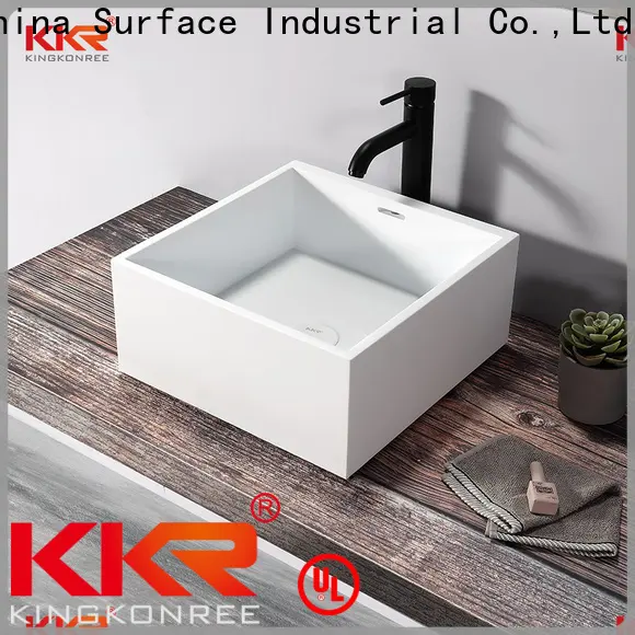 KingKonree standard small countertop basin supplier for home 1