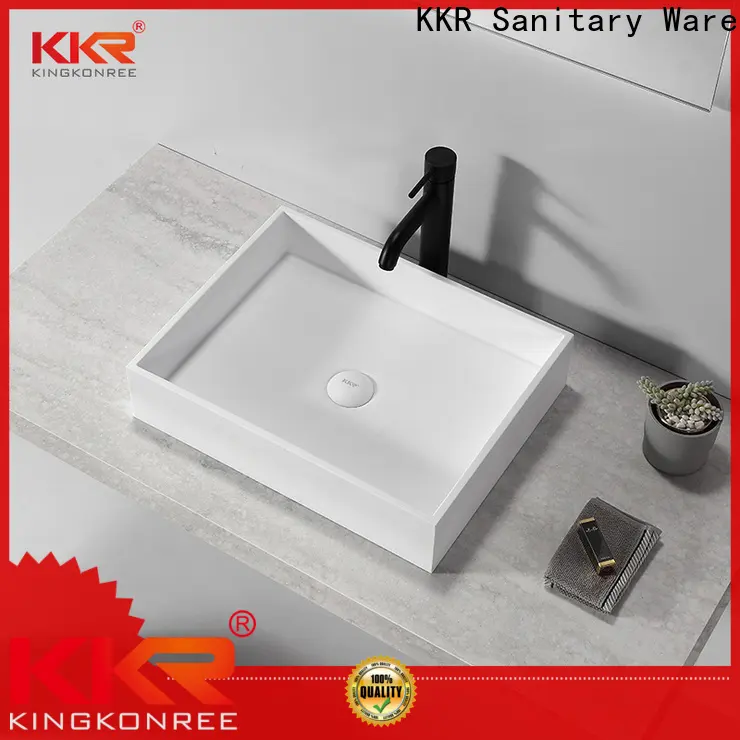 KingKonree above counter vanity basin cheap sample for hotel1 1