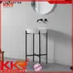 excellent square above counter basin design for room 1