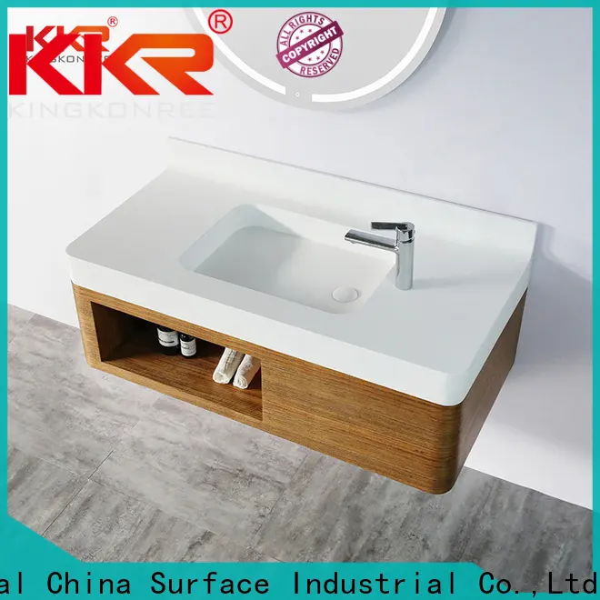 KingKonree approved restroom sink cabinet latest design for home 1