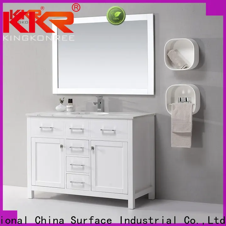 KingKonree restroom sink cabinet latest design for motel 1