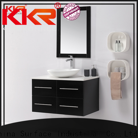 Elegant Thin Toilet Vanity Latest Design for Motel KingKonree