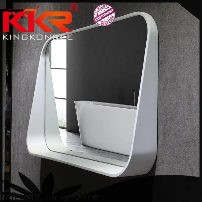 KingKonree sanitary ware hair salon led mirror customized design for bathroom 1