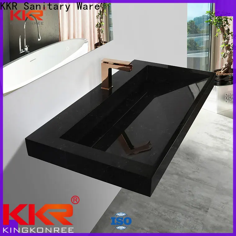 KingKonree smooth 24 wall mount sink supplier for toilet 1