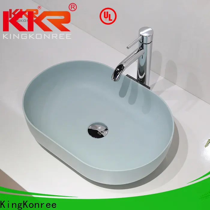 KingKonree above counter basin round customized for hotel 1