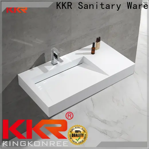 KingKonree concrete wall mounted sink customized for hotel1 1