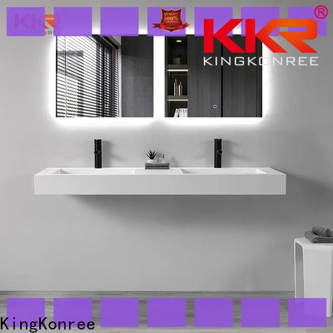KingKonree rectangular wall hung basin customized for toilet 1