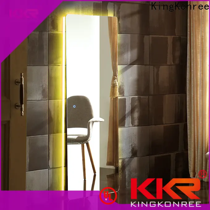 wall-mounted mirror aluminium frame led manufacturer for toilet 1