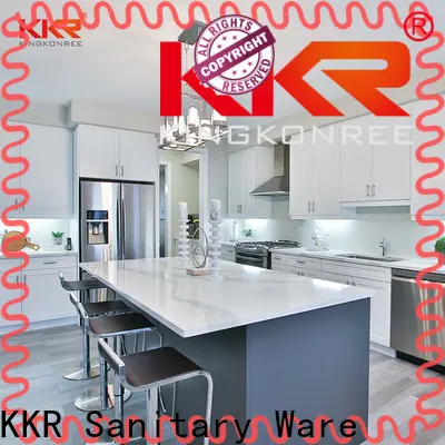 KingKonree countertop solid surface bathroom countertops manufacturer for motel 1