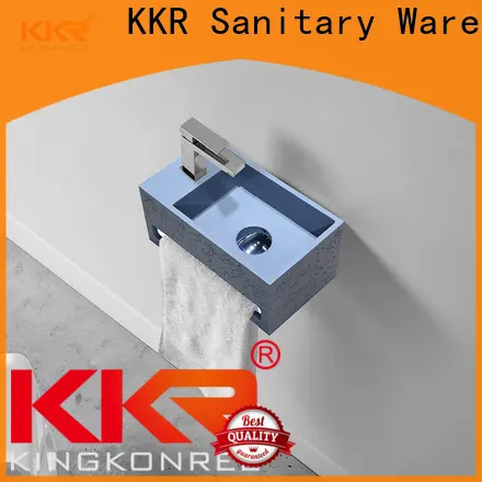 modern copper wall mount sink customized for hotel 1