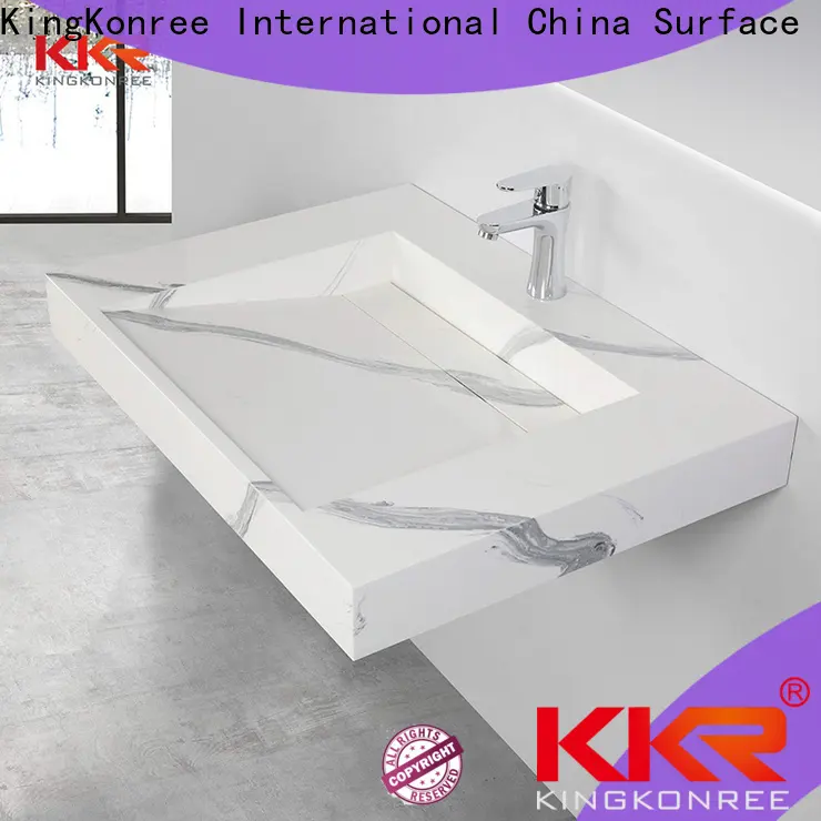 cabinet wall mount vessel sink customized for bathroom 1
