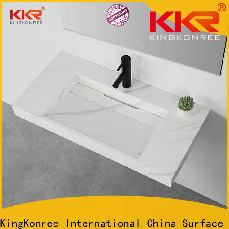 double wall hung basin 600mm sink for toilet 1