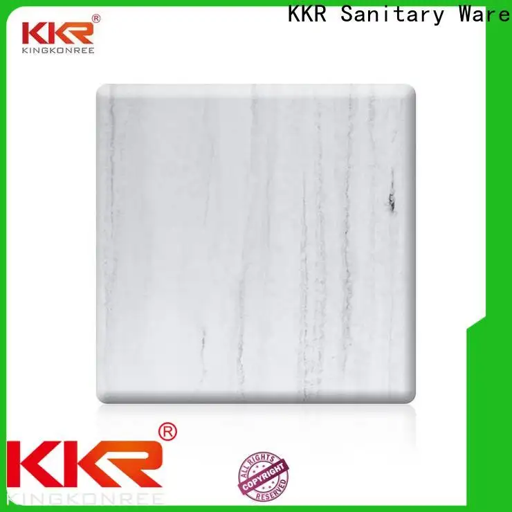 KingKonree veining solid surface countertop sheets directly sale for room 1