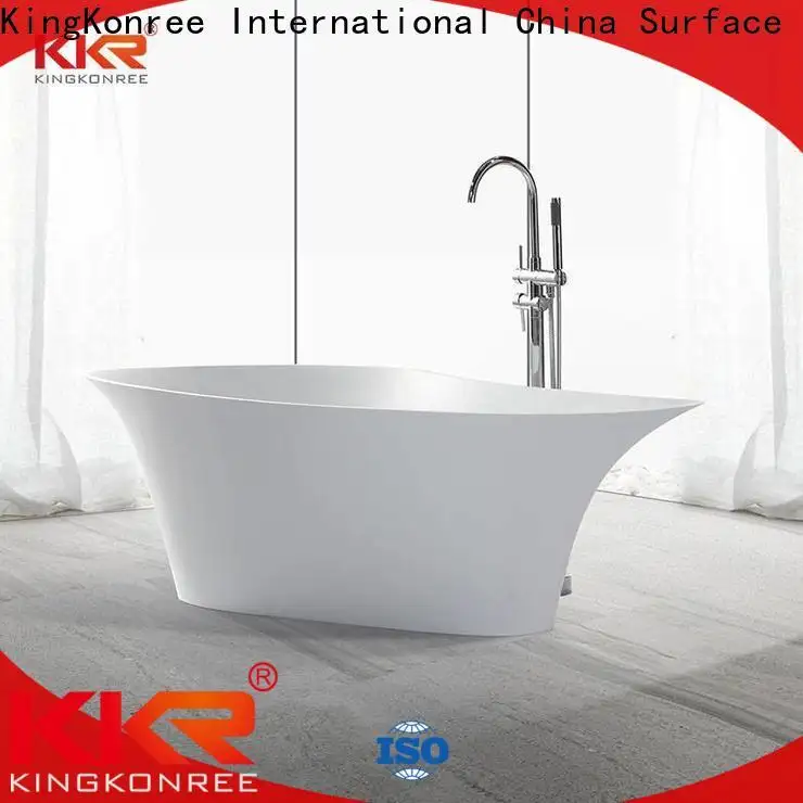 KingKonree matt free stand bath tubs at discount for shower room 1