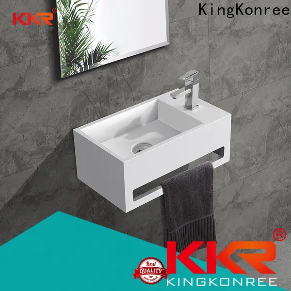 acrylic wall hanging sink supplier for toilet 1