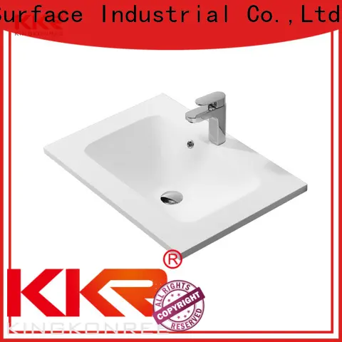 KingKonree pedestal basin with storage design for motel 1