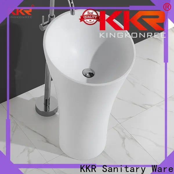 standard free standing bathroom sink vanity design for motel 1