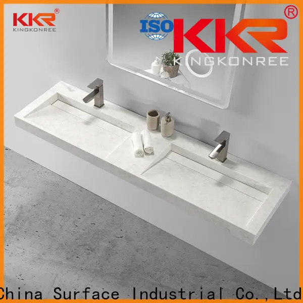 KingKonree acrylic wall hung basin with drawers manufacturer for toilet 1