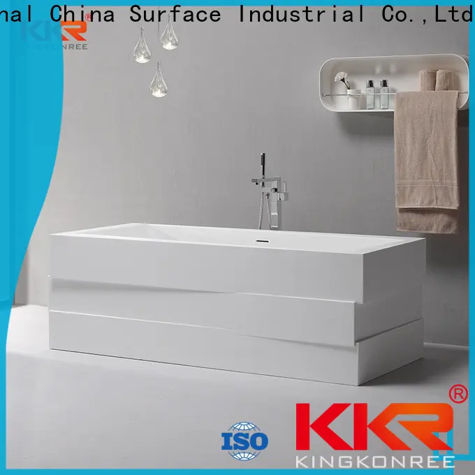 KingKonree free standing bathtub shower manufacturer for hotel 1