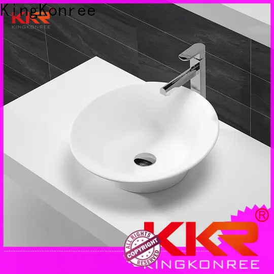 KingKonree above counter square bathroom sink supplier for restaurant 1