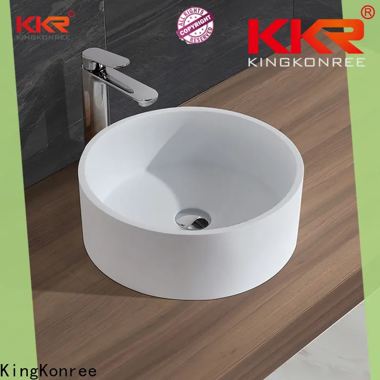 KingKonree above counter sink bowl supplier for hotel6 1