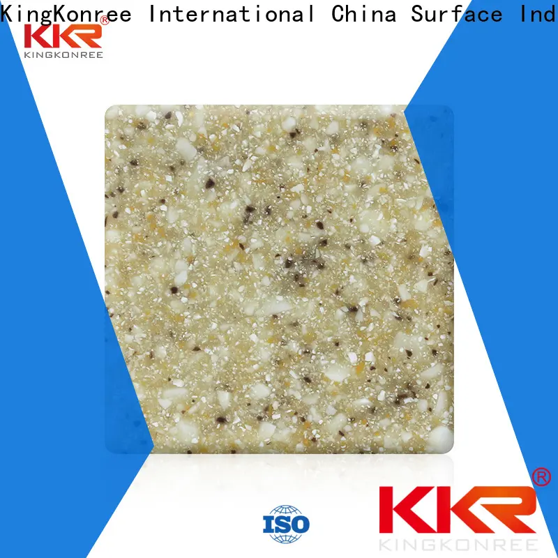 KingKonree dusk solid surface material for sale customized for restaurant 1