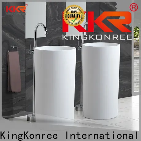 thick small free standing sink design for motel 1