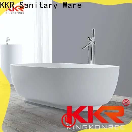KingKonree overflow freestanding bathtub manufacturers at discount for hotel 1